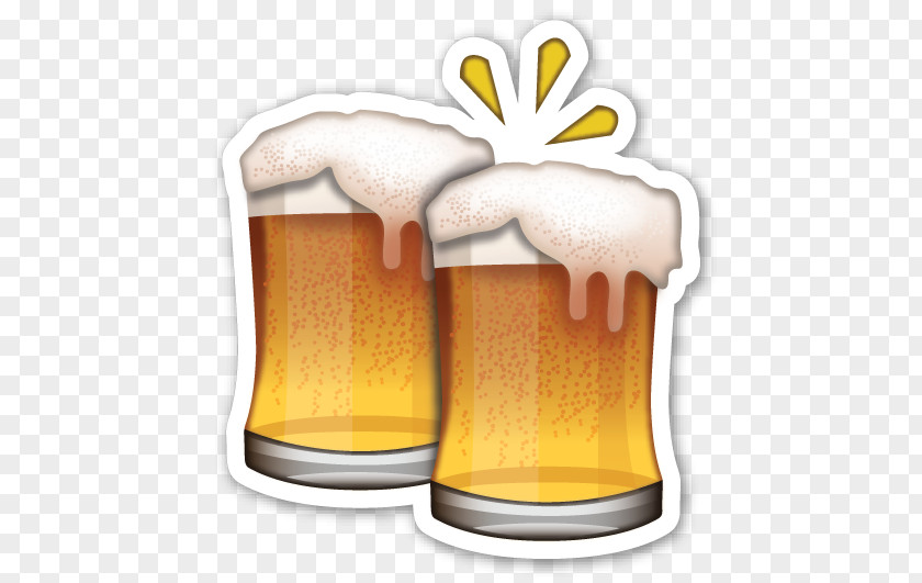 Beer Glasses Emoji Emoticon Clip Art PNG