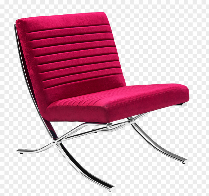 Chair Barcelona Bergère Couch Tuffet PNG
