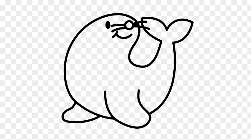 Foca Earless Seal Drawing Coloring Book Child PNG