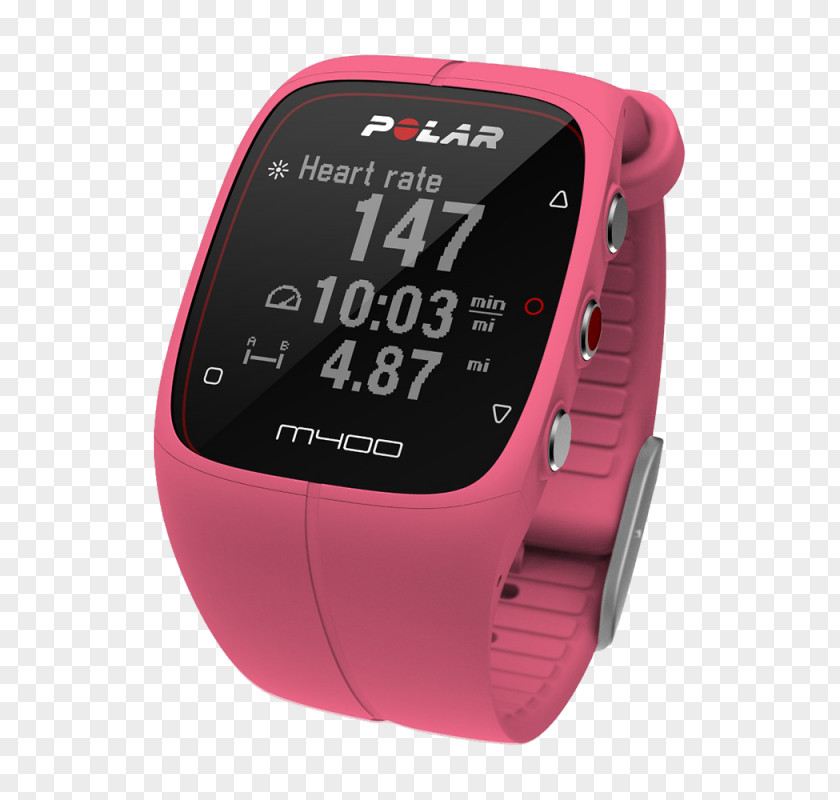 Heart Rate Monitor Polar Electro M400 Activity Tracker PNG