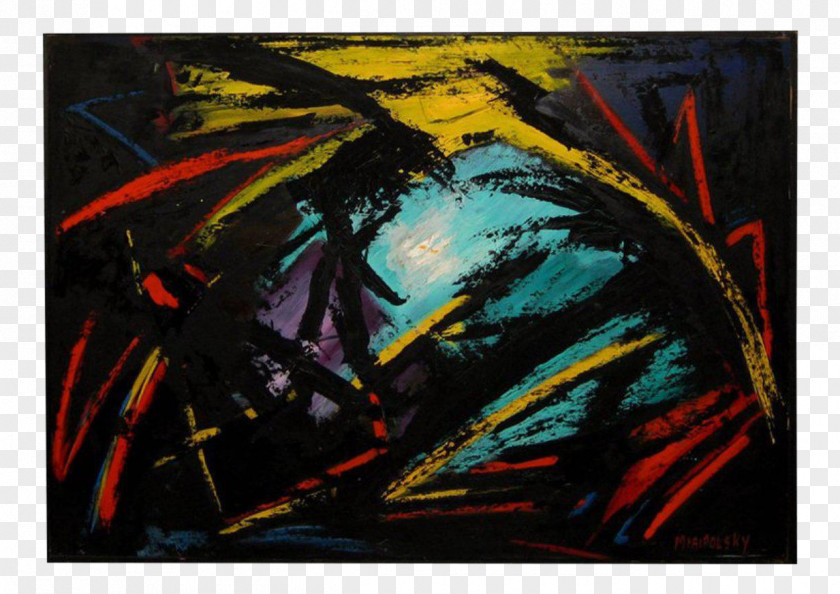 Painting Modern Art Oil Otis College Of And Design PNG