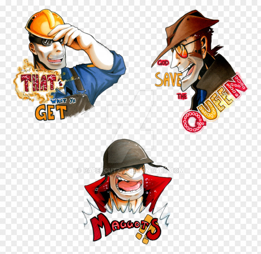 Paper-cut Art Team Fortress 2 Soldier Engineering PNG