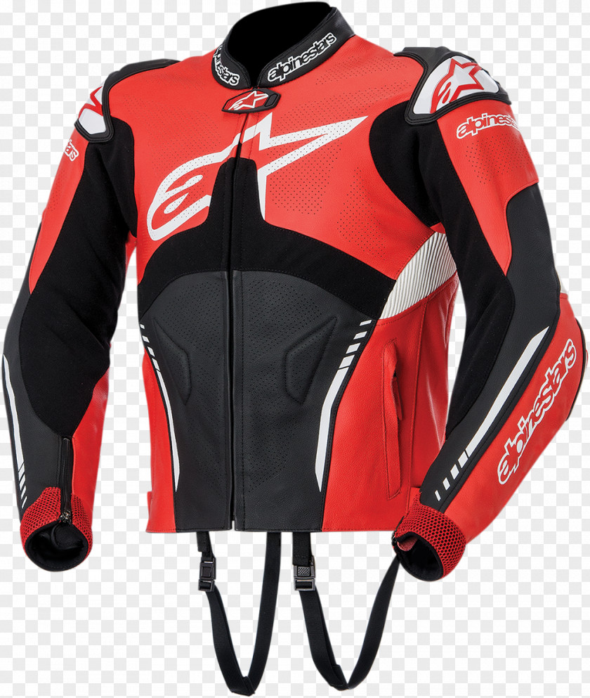 Thor Leather Jacket Alpinestars Motorcycle PNG