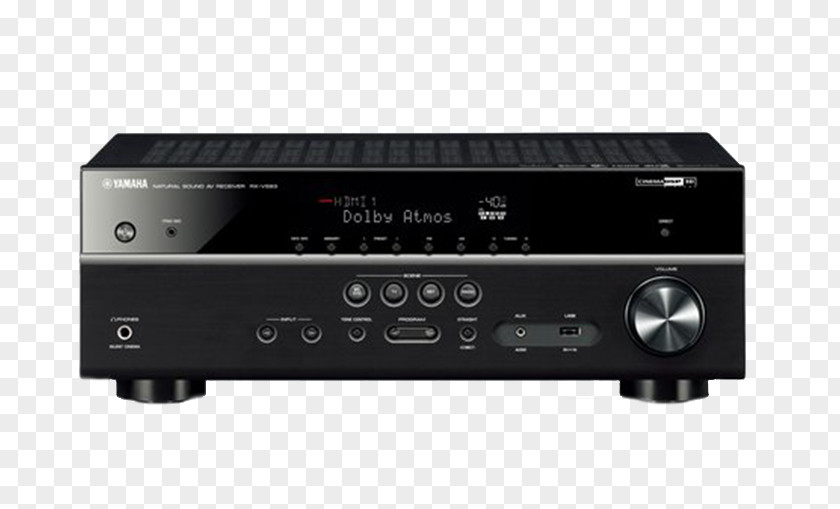 AV Receiver Yamaha Corporation Audio 5.1 Surround Sound Home Theater Systems PNG