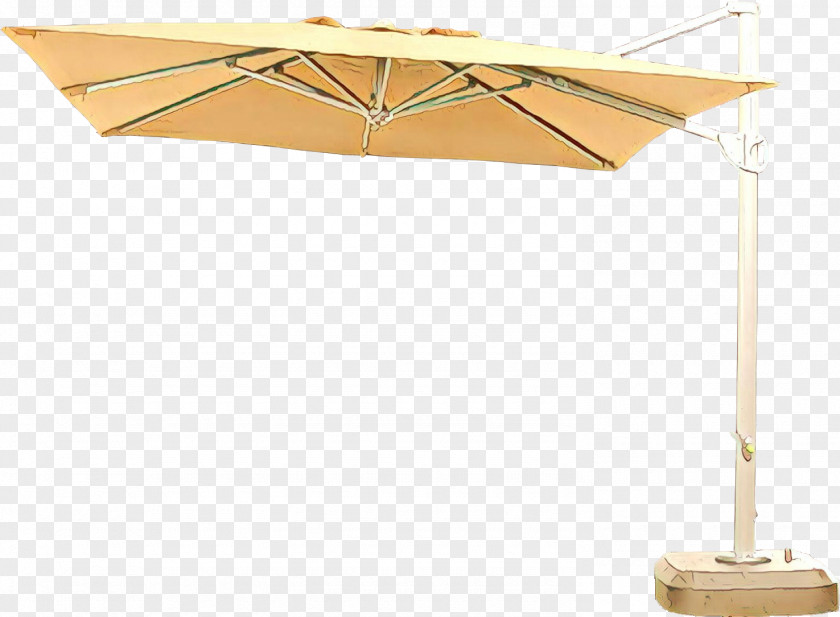 Beige Canopy Umbrella Cartoon PNG