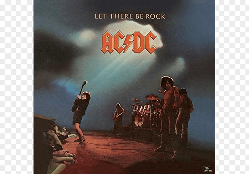 Rock AC/DC Let There Be Hard Album Phonograph Record PNG