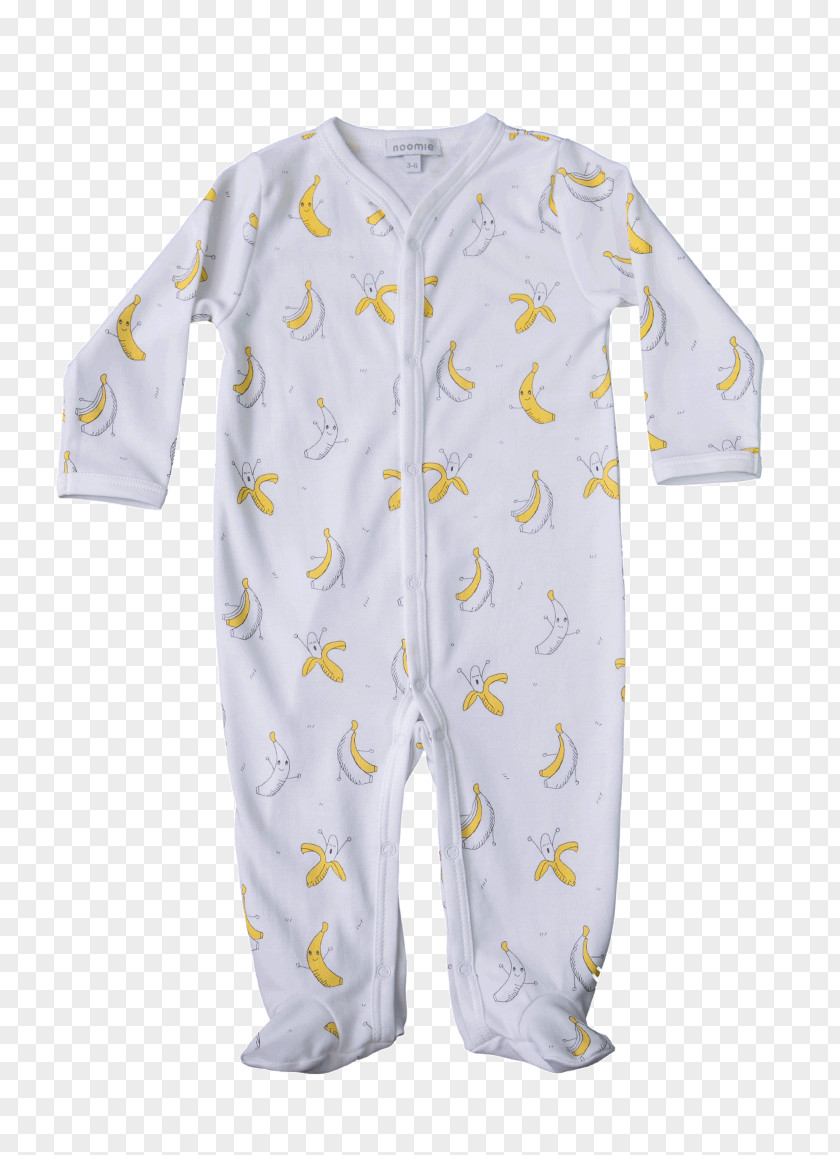 Watercolor Banana Baby & Toddler One-Pieces Sleeve Pajamas Outerwear Bodysuit PNG