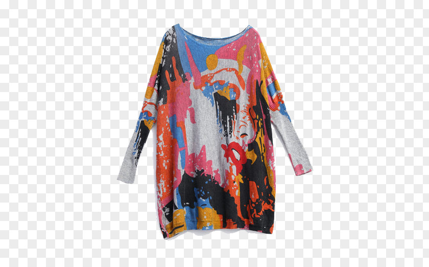 Color Women Long-sleeved T-shirt PNG