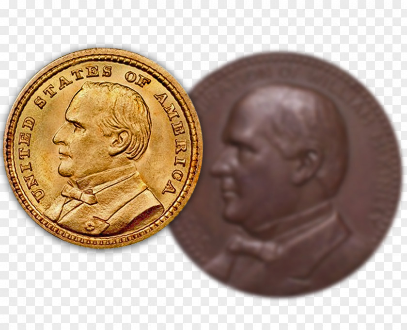 Commemorative Coin Medal Gold Bronze PNG