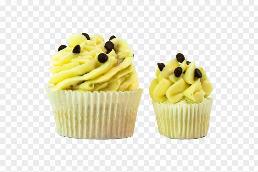 Cookie Dough Cupcake Muffin Buttercream Baking Flavor PNG