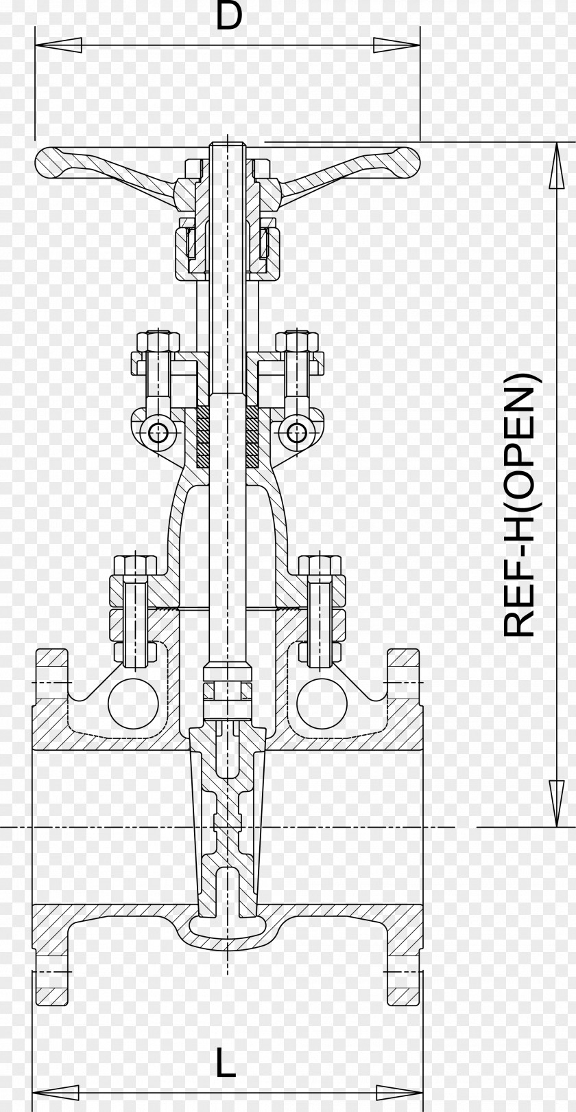 Handwheel Technical Drawing /m/02csf Diagram PNG