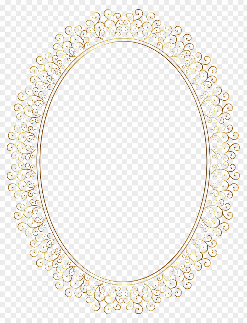 Oval Frame Transparent Clip Art Image Pattern PNG