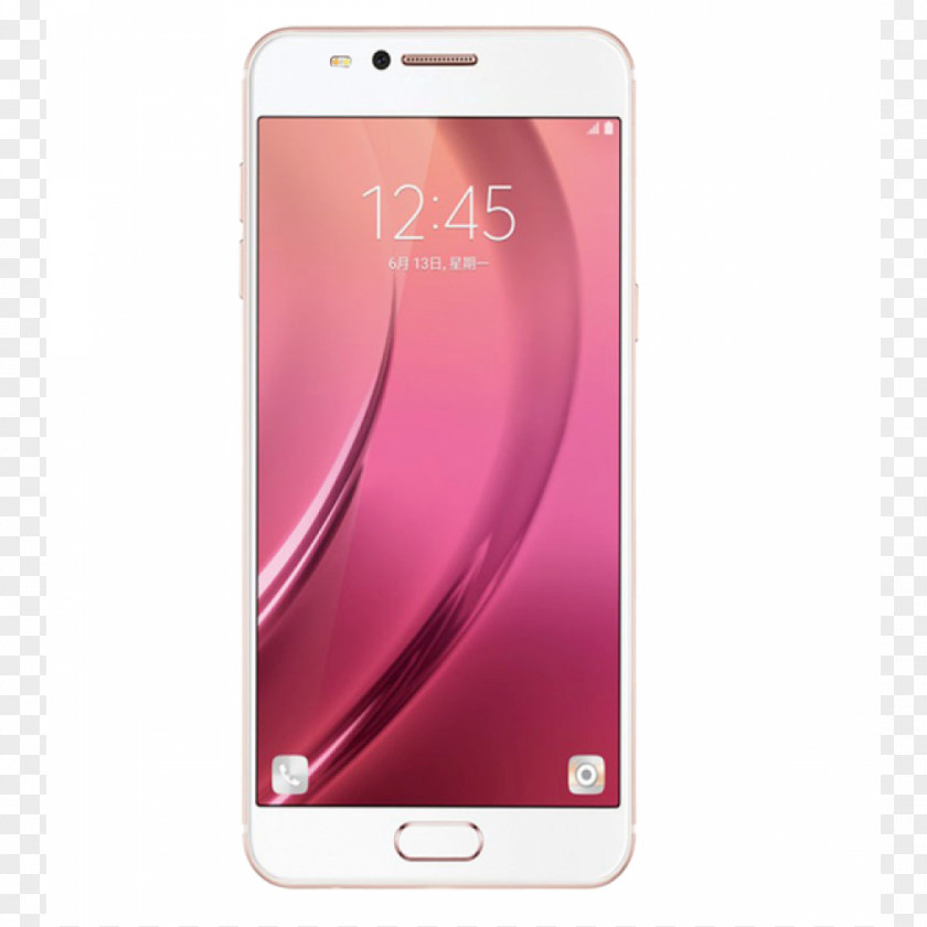 Special Offer Gold Samsung Galaxy C7 4G LTE PNG