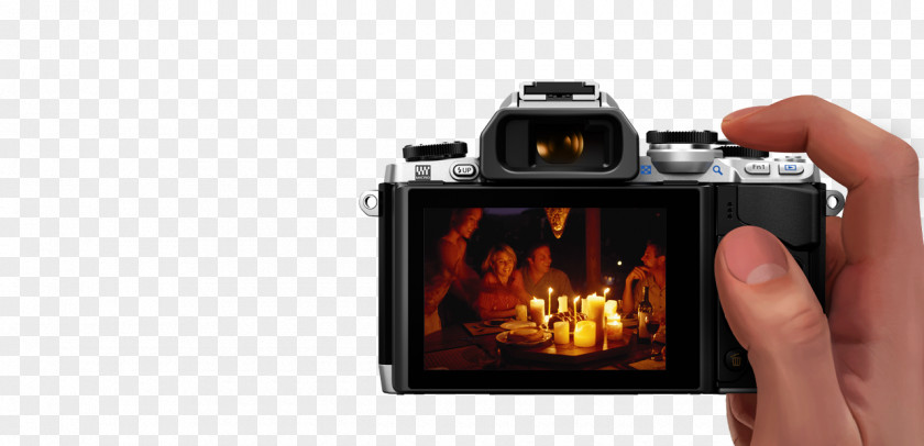 Camera Lens Olympus OM-D E-M10 Mark II Mirrorless Interchangeable-lens PNG