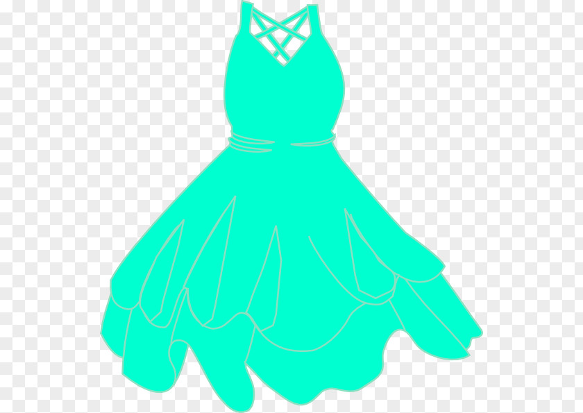 Mint Little Black Dress Clothing Clip Art PNG