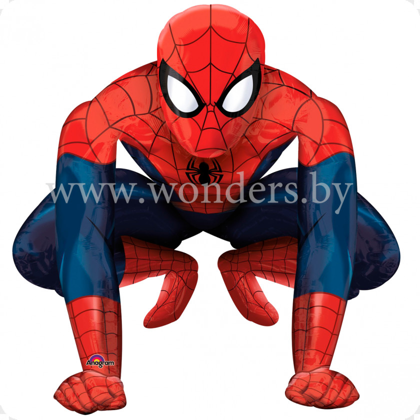 Spider-man Spider-Man Mylar Balloon Helium Gas PNG