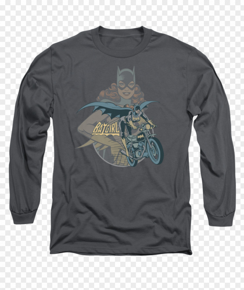 T-shirt Long-sleeved Batgirl PNG
