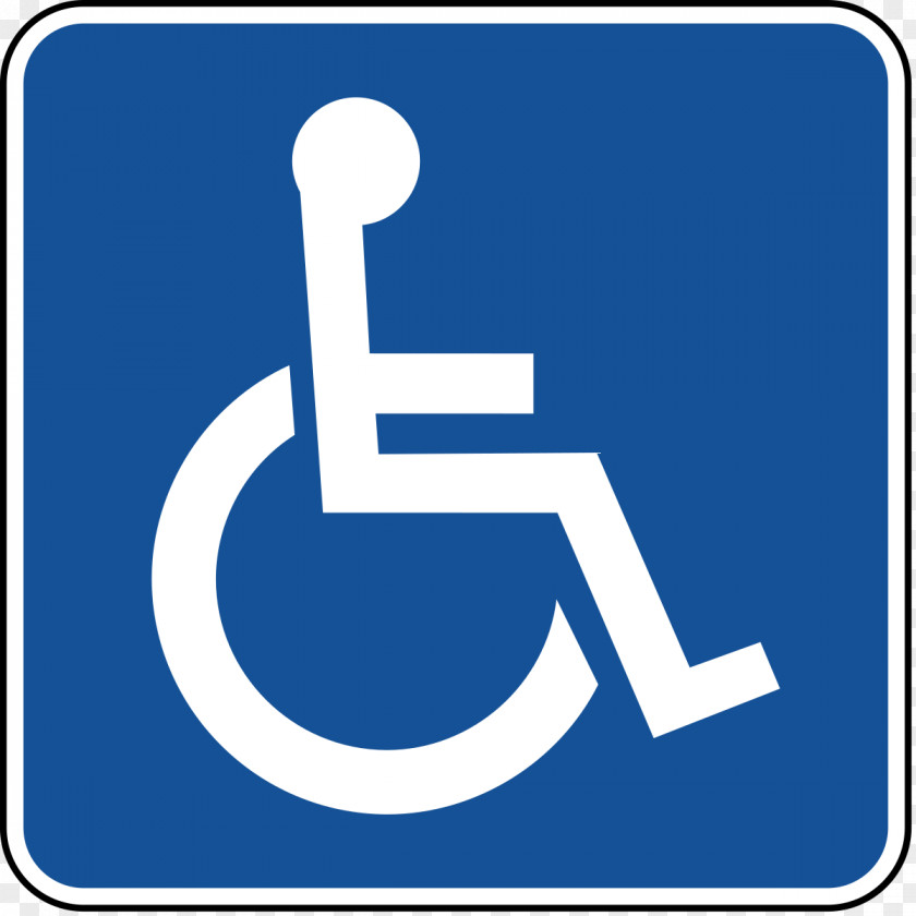 Wheelchair Disability International Symbol Of Access Disabled Parking Permit Sign PNG