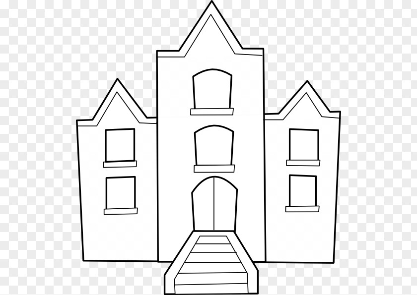 Cartoon School Building Clip Art PNG