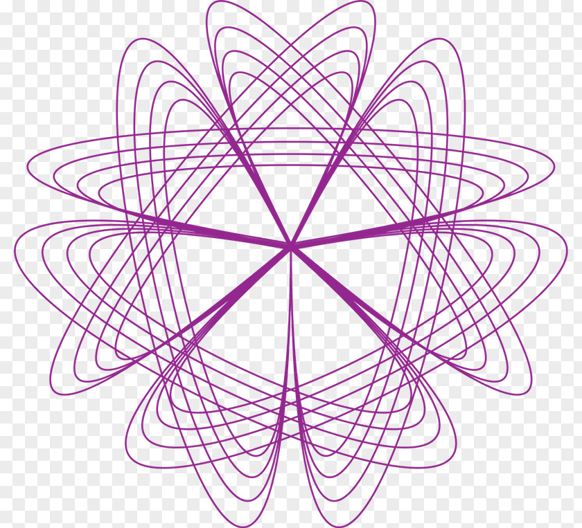 Circle Geometry Pattern Line Spiral PNG