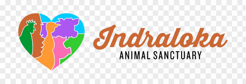 Hillside Animal Sanctuary Logo Indraloka Brand Desktop Wallpaper PNG