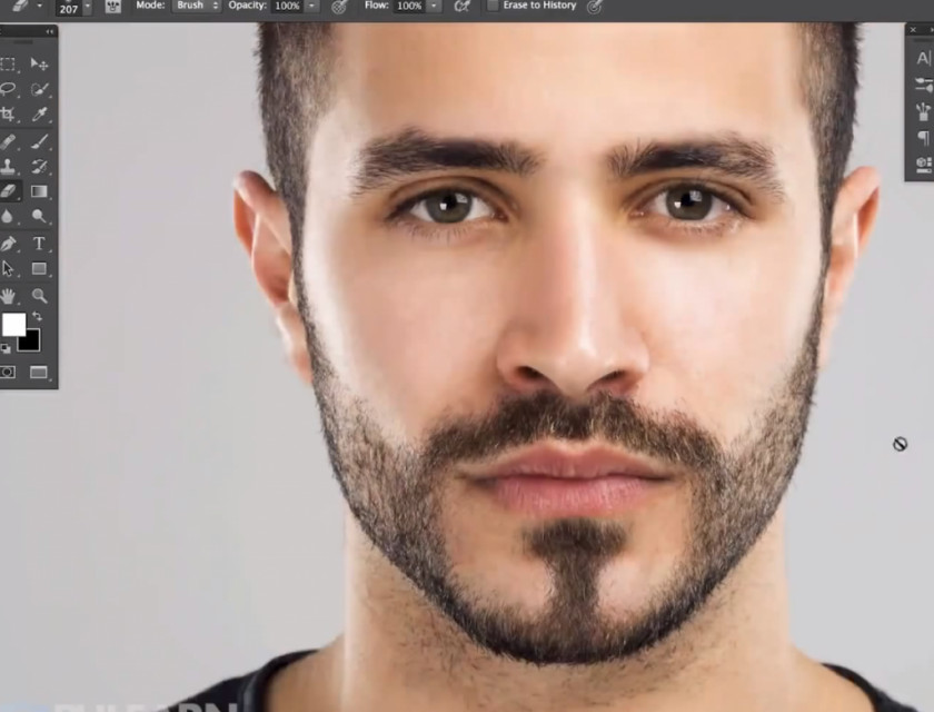 Beard And Moustache Facial Hair Brush Tutorial PNG