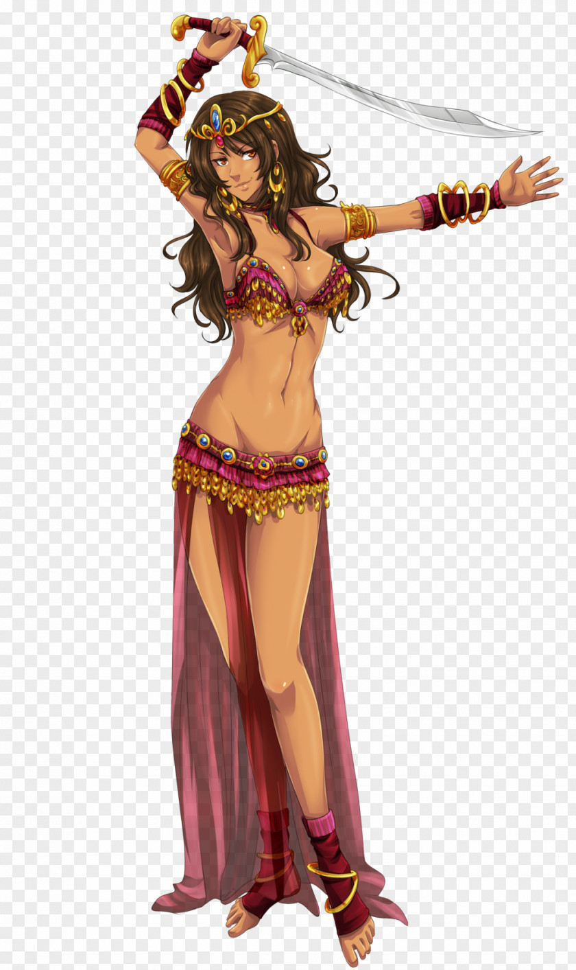 Belly Dancer Drawing PNG