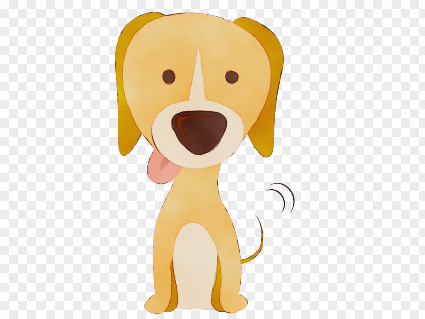Cartoon Puppy Dog Yellow Nose PNG