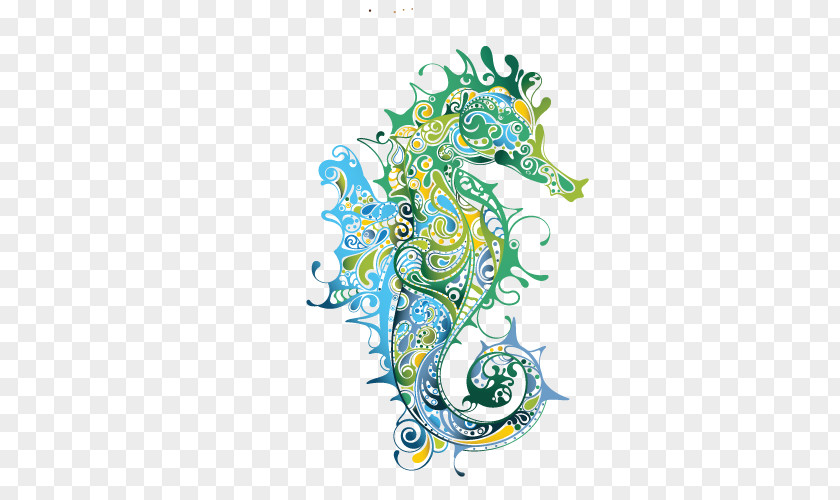 Dinosaur Seahorse Drawing Clip Art PNG