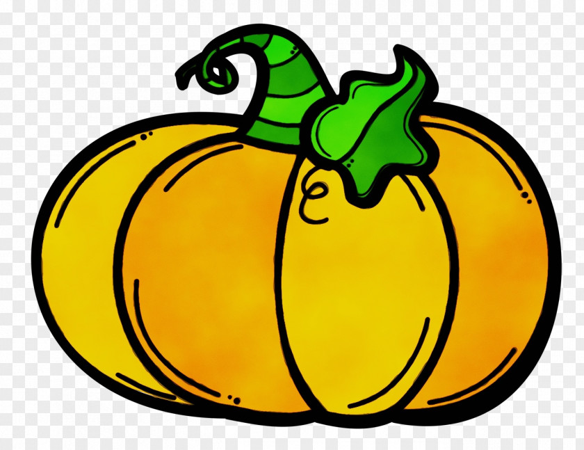 Fruit Plant Halloween Pumpkin Cartoon PNG