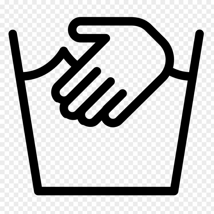 Hand Washing Textile Laundry Symbol PNG