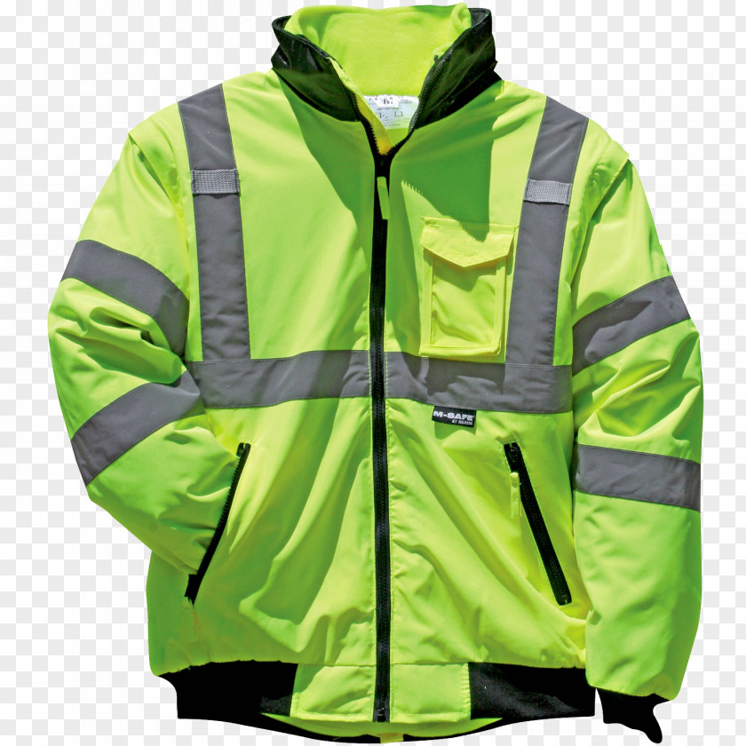 Jacket Hoodie High-visibility Clothing Personal Protective Equipment PNG