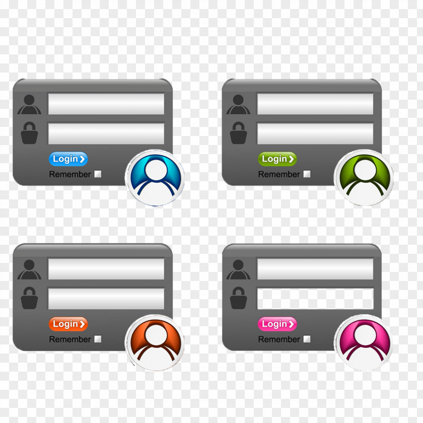 Registration Box Free Button Material Login Form Website Icon PNG