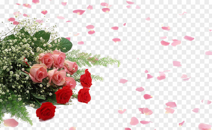 Rose Decorative Material Flower Bouquet Love Wallpaper PNG