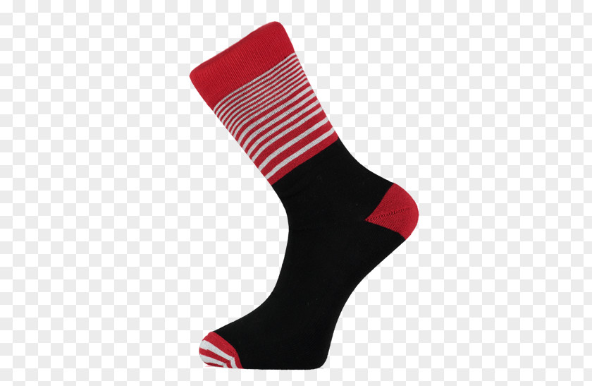 Sock White Blue Red Cotton PNG