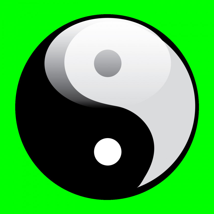 Yin Yang Symbol Clip Art PNG