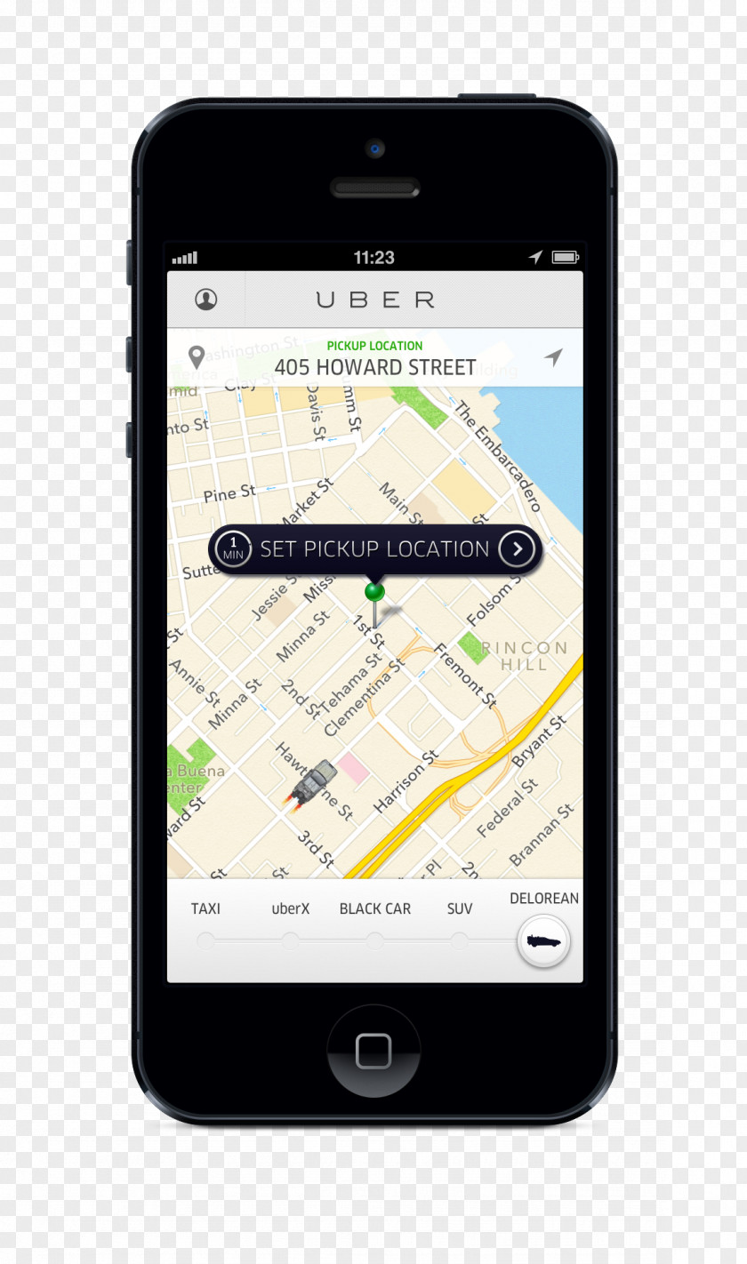 Android Uber Smartphone PNG