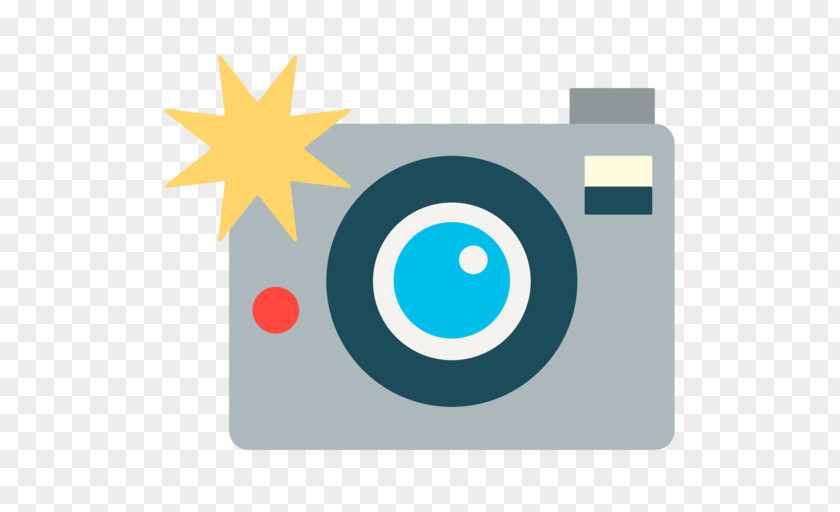 Camera Emoji Photographic Film Flashes Clip Art PNG