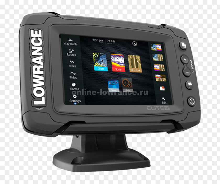 Chartplotter Lowrance Electronics Fish Finders Global Positioning System Display Device PNG