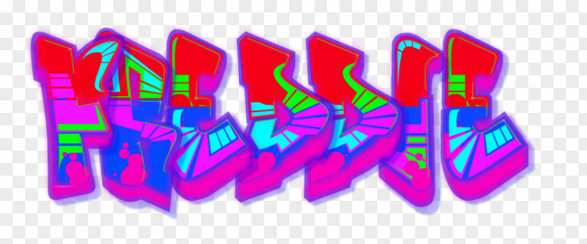 Creative Graffiti Pink M Font PNG