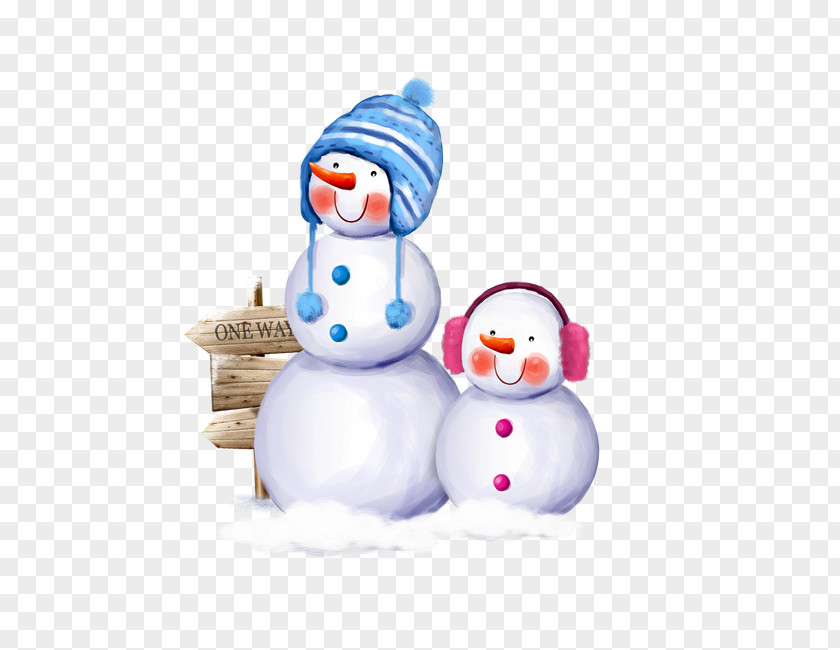 Cute Snowman Figure Dahan Winter Clip Art PNG