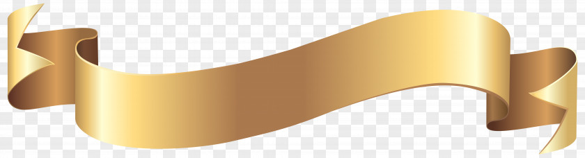 Gold Banner Clip Art Image PNG