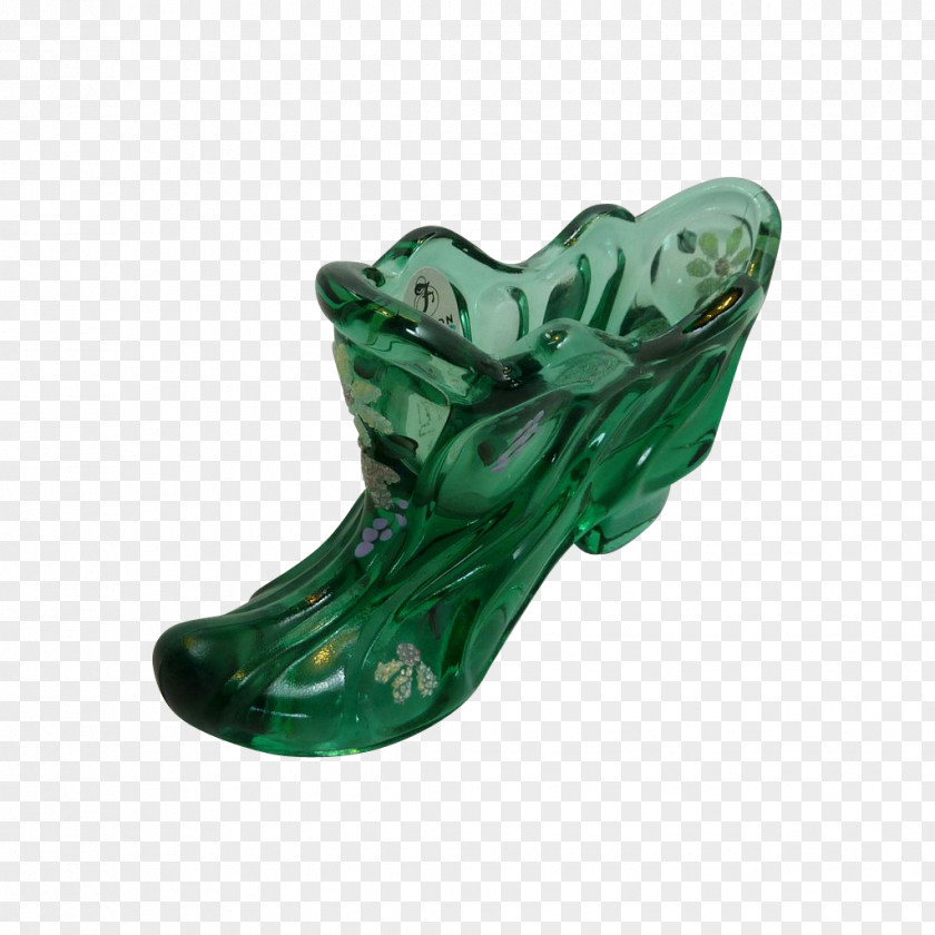 Greenery Hand Painted Shoe Footwear Plastic PNG