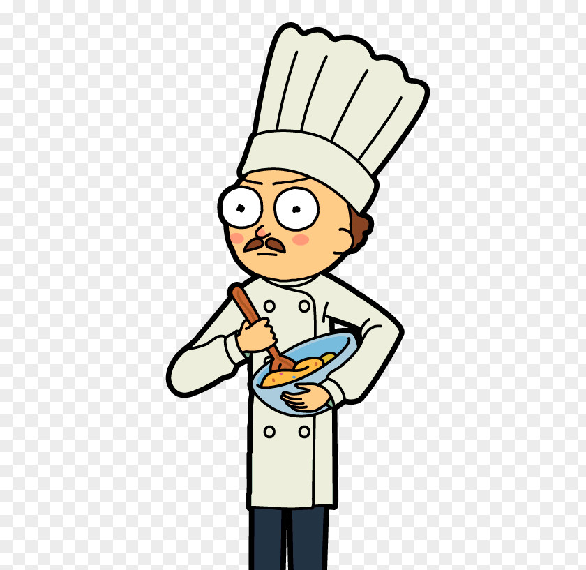Cooking Rick Sanchez Pocket Mortys Morty Smith Chef Clip Art PNG