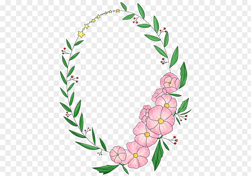 Cut Flowers Lei Background PNG