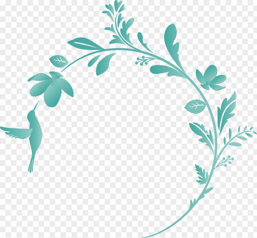 Flower Frame Floral Decoration PNG