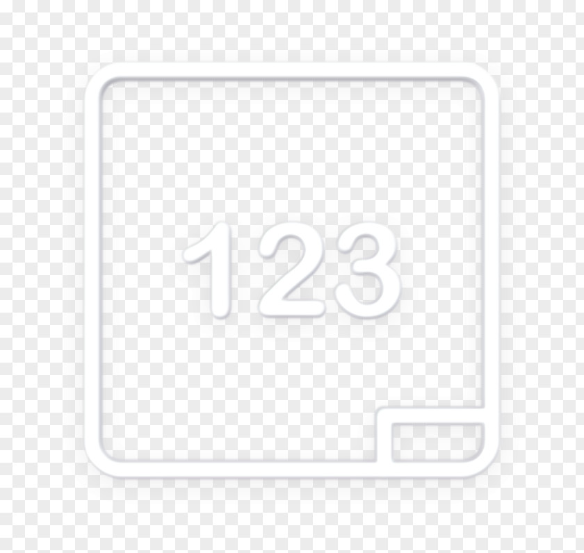 Rectangle Signage Calculation Icon Math Numeral PNG