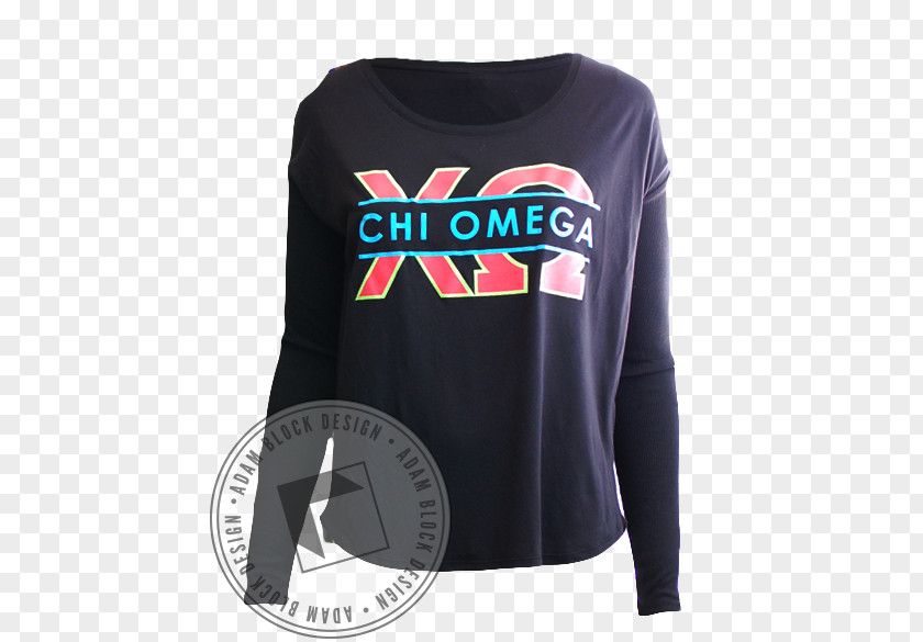 Chi Omega Long-sleeved T-shirt Outerwear PNG