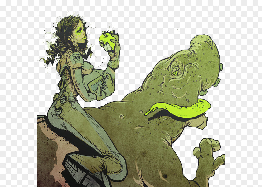 Green Warrior Dinosaur Illustrator Visual Arts Digital Art Illustration PNG