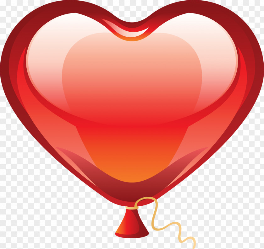 Heart Balloon Clip Art PNG